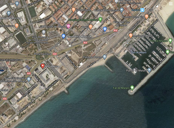 MRG Ibérica en Google Maps